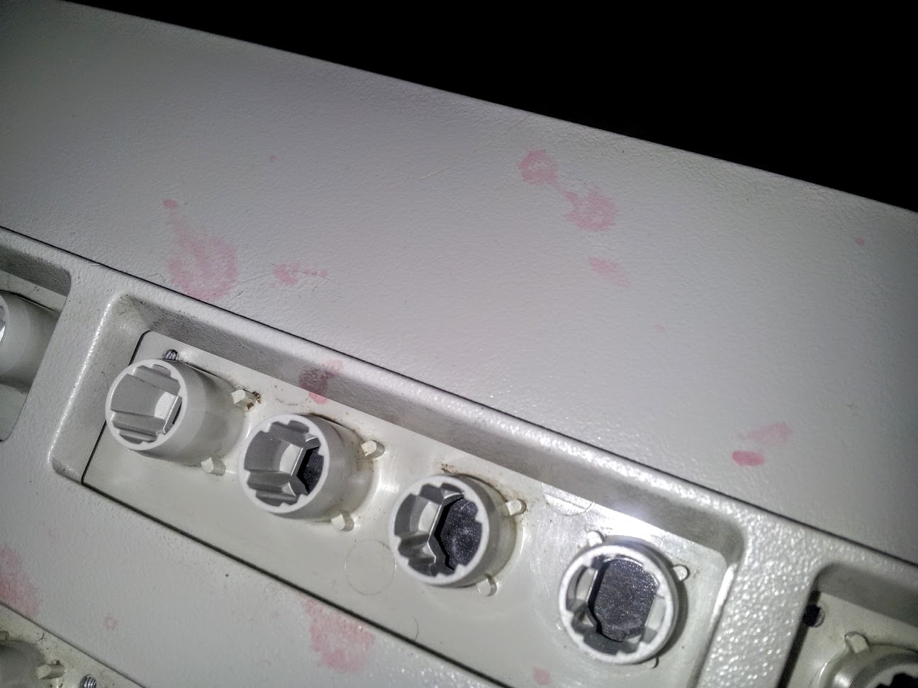model m case stain