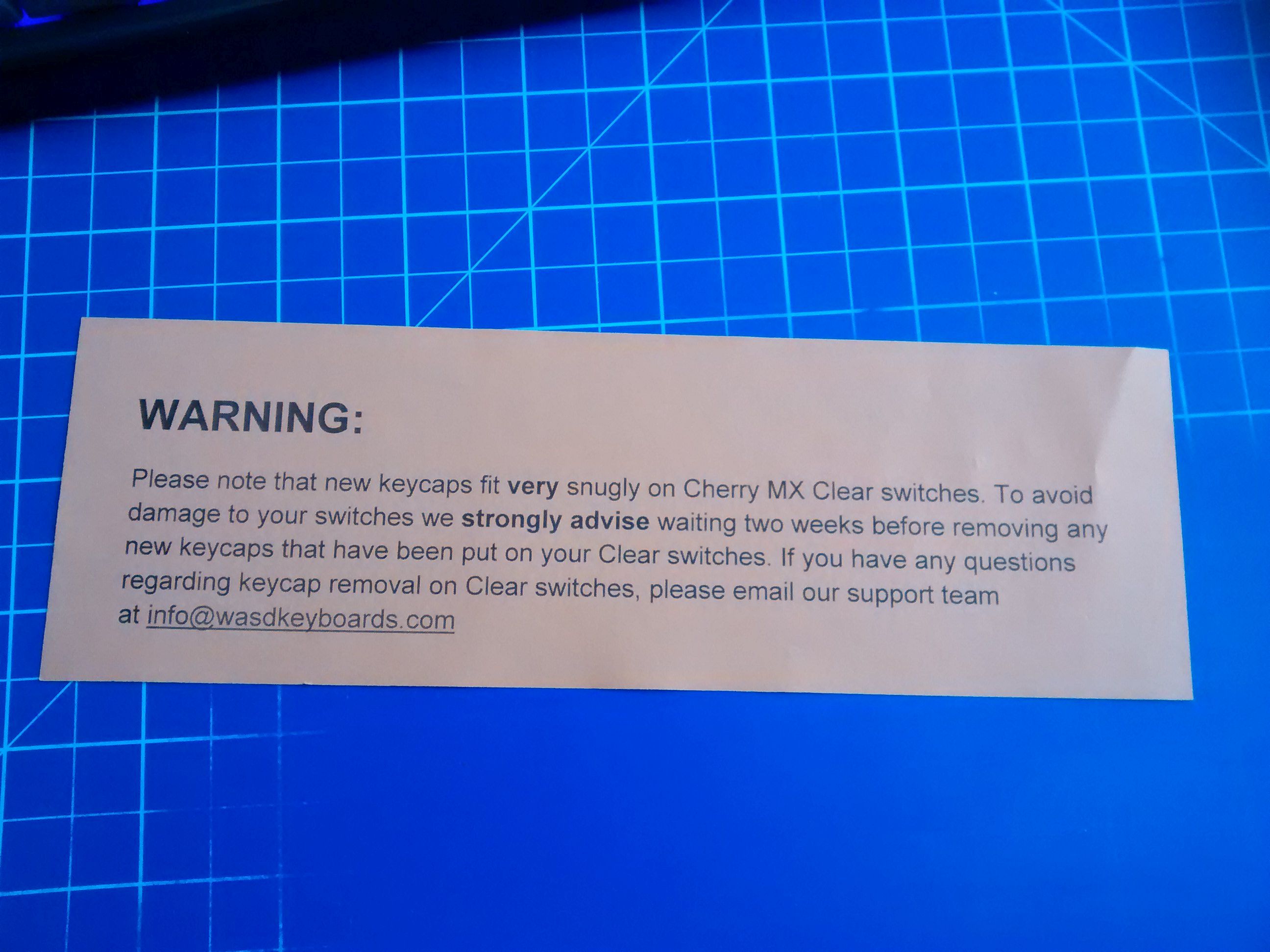 wasd note