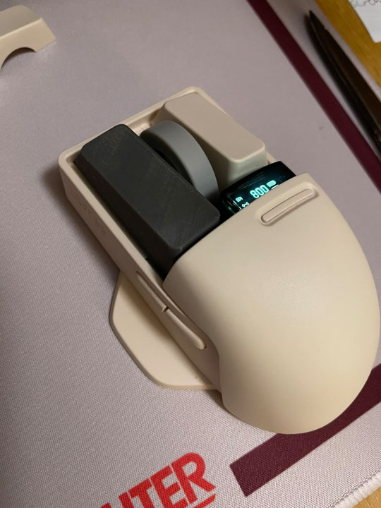 3D printed button fitted and causing rear 'switch' to stay stuck down